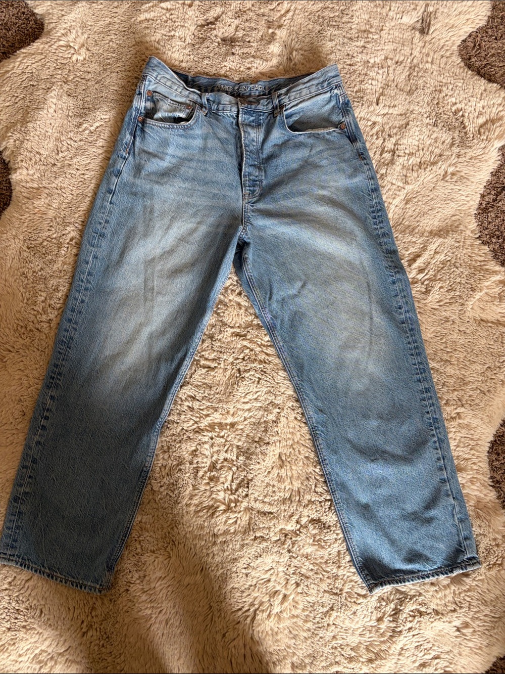 American Eagle Outfitters Medium Wash Straight Jeans